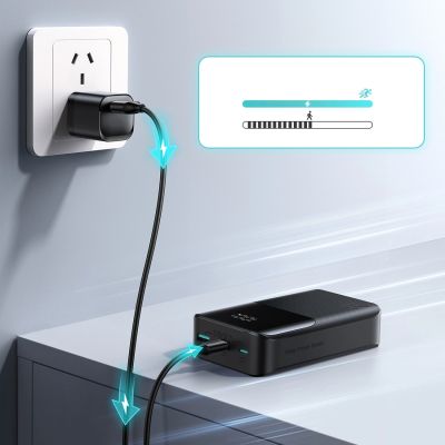 9. Powerbank Joyroom JR-QP192 Star Series Mini 20000mAh 22,5W z wyświetlaczem cyfrowym - czarny