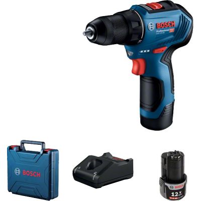 2. BOSCH WKRĘTARKA GSR 12V-30 2x2,0Ah 30/17Nm BL WALIZKA