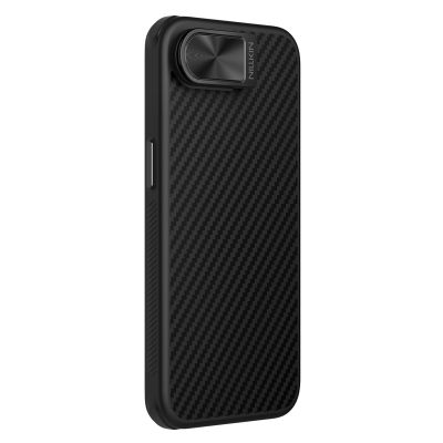3. Etui Nillkin CarboProp Magnetic z osłoną na aparat i podstawką na iPhone 16e / 17e - czarne