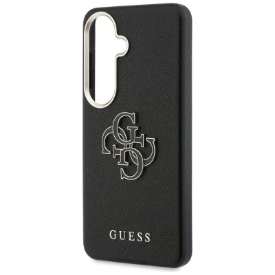 6. Etui Guess Grained Big 4G Metal Logo na Samsung Galaxy S26+ - czarne