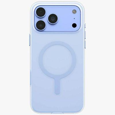 2. Etui UNIQ Clario Magclick Charging na Iphone 18 Pro Max / 17 Pro Max - niebieskie