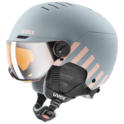 4. Kask narciarski dziecięcy UVEX Rocket jr. Visor