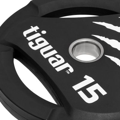 6. Talerz olimpijski tiguar PU 15 kg TI-WTPU01500