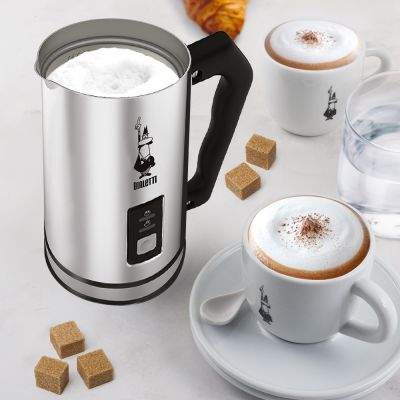 8. Bialetti MK01 Automatyczny spieniacz do mleka Stal nierdzewna