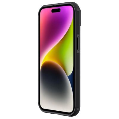 4. Pancerne etui Nillkin CamShield Pro Magnetic Case do iPhone 15 Plus z osłoną na aparat - czarne