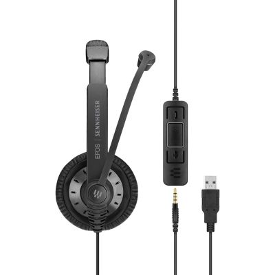 10. Słuchawki nauszne przewodowe Epos SC75 ML Professional Series USB-A