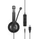 10. Słuchawki nauszne przewodowe Epos SC75 ML Professional Series USB-A
