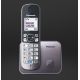 3. Telefon stacjonarny Panasonic KX-TG6811 PDB (kolor czarny, kolor srebrny)