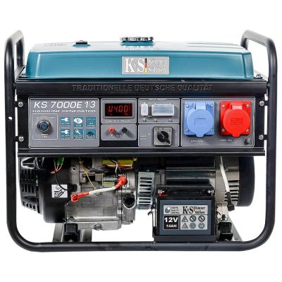 4. KÖNNER & SÖHNEN AGREGAT/GENERATOR BENZYNOWY 5,0kW 230/400V ROZRUCH ELEKTRYCZNY AVR VST KS7000E-1/3