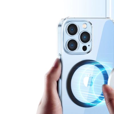 4. Joyroom zestaw metalowych pierścieni magnetycznych do smartfona 2 szt. różowy (JR-Mag-M3)