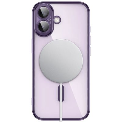 4. Etui Tech-Protect MagFlex na iPhone 17 - przezroczysto-fioletowe