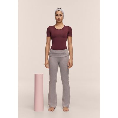 5. Body CASALL Studio Body Short Sleeve kolor bordowy