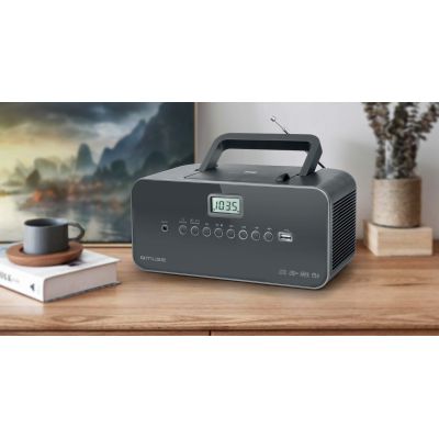 4. Przenośny odtwarzacz CD Muse M-28 DG Czarny