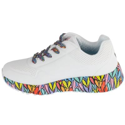 2. Skechers Uno Lite - Subtle Love 314088L-WMLT Białe 31