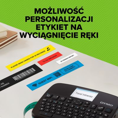 11. DYMO LabelManager 640CB 6/9/12/19/24mm D1 Taśma Qwerty