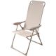 KRZESŁO FOTEL TURYSTYCZNE Z PODŁOKIETNIKAMI SKŁADANE BEŻOWE REDCLIFFS
