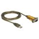 3. DeLOCK 65840 kabel równoległy Czarny, Żółty 1,5 m USB Typu-A DB-9