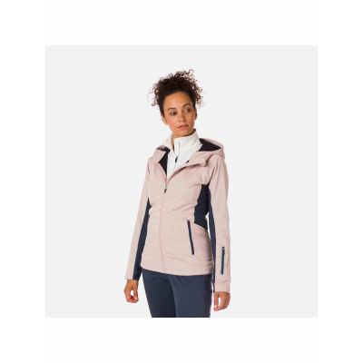 3. Kurtka ROSSIGNOL W Softshell Hoodie Jkt różowy