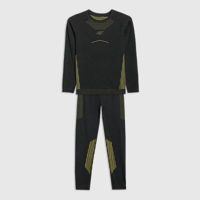 11. Bielizna bezszwowa chłopięca komplet (GÓRA+DOŁ) 4F 4FJWAW25USEAM248-20S