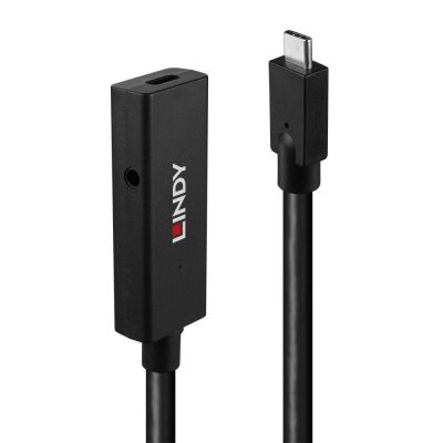 6. Lindy 43364 kabel USB USB 3.2 Gen 2 (3.1 Gen 2) 5 m USB C 10 Gbit/s Czarny