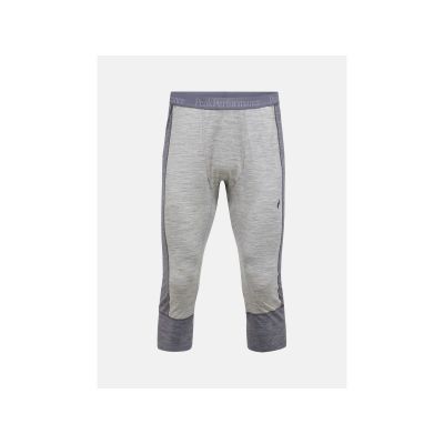 Spodnie Termiczne PEAK PERFORMANCE Magic 3/4 Long Johns Wool-blend Baselayer Men szary