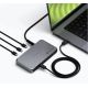 4. Satechi Thunderbolt 4 Slim Hub Pro - hub USB-C (port DC 20V, USB 3.2 Gen 2 Data Port, 3x port Thunderbolt 4) (space gray)