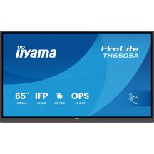 iiyama TN6505A-B1AG signage display Interaktywny płaski panel 163,8 cm (64.5") 500 cd/m2 4K Ultra HD Czarny Ekran dotykowy