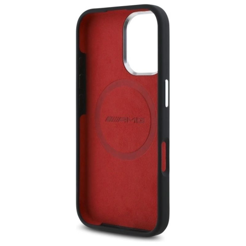 7. Etui AMG Silicone Graphics MagSafe na iPhone 16 - czarne