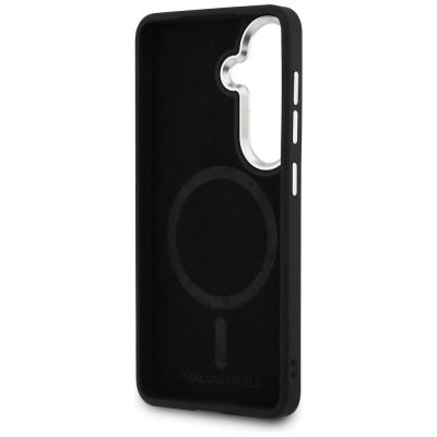 7. Etui Karl Lagerfeld Embossed Ring Initials MagSafe na Samsung Galaxy S26+ - brązowe