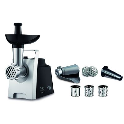 10. Tefal HV1 NE1098 maszynka do mielenia 1400 W Czarny, Srebrny