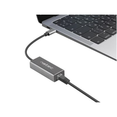 5. NATEC KARTA SIECIOWA CRICKET 1GB USB-C 3.1 1X RJ45 NA KABLU NNC-1925
