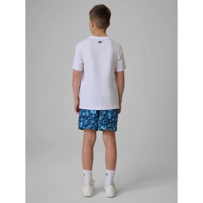 5. Spodenki plażowe boardshorty chłopięce 4F 4FJRSS26UBDSM211-90A