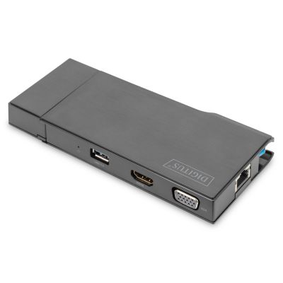 Digitus Uniwersalna stacja dokująca, USB 3.0, do użytku w podróży