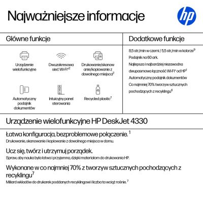211. Urządzenie wielofunkcyjne HP DeskJet 4330 (AJ4X9B)
