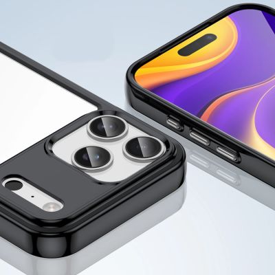 6. Etui Outer Space na iPhone 17 Pro - czarne przezroczyste