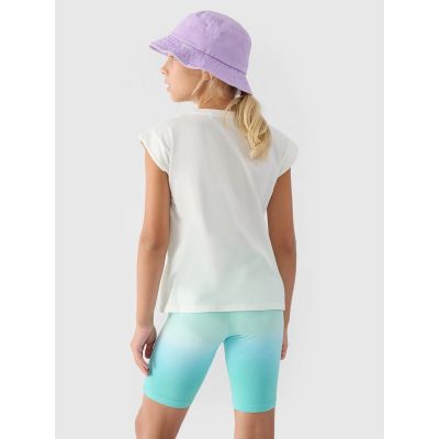 2. Top z nadrukiem dziewczęcy 4F 4FJRSS24TTSHF2052-11S