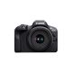 15. Canon Aparat bezlusterkowy EOS R100 + obiektyw RF-S 18-45mm F4.5-6.3 IS STM Megapiksel 24,1 MP Czułość ISO (maks.) 12800 Przekątna wyświetlacza 3,0 Sieć Wi-Fi Automatyczny, ręczny Matryca CMOS Czarny