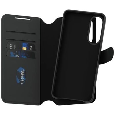 3. Etui CARE by PanzerGlass Feature Tango 2w1 Wallet Qi na Samsung Galaxy S25 Edge - czarne