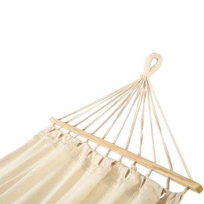 17. Hamak ogrodowy 2 osobowy Luxe XXL 250x150 cm niebieski 1021201