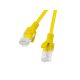 4. PATCHCORD KAT.6 UTP 3M ŻÓŁTY FLUKE PASSED LANBERG 10-PACK
