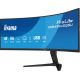 4. iiyama ProLite XCB4994DQSU-B1 monitor komputerowy 124,5 cm (49") 5120 x 1440 px Dual QHD LCD Czarny