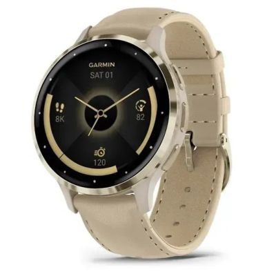 14. Garmin 010-02785-55 smartwatch / zegarek sportowy 3,05 cm (1.2") AMOLED 41 mm Cyfrowy 390 x 390 px Ekran dotykowy Złoto Wi-Fi GPS