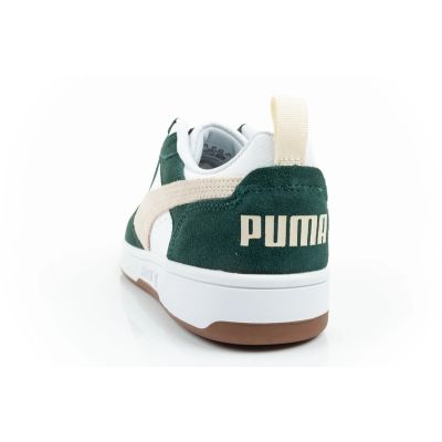 5. Puma buty sportowe sneakersy męskie Rebound v6 modne wygodne białe zielone