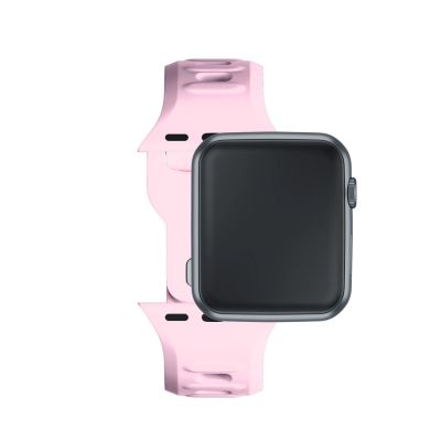 2. Pasek silikonowy 3mk Silicone Watch Strap do Apple Watch 42 / 44 / 45 / 49 mm - różowy