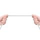 9. Dudao przewód kabel USB / Lightning 2.4A 1m biały (L4L 1m white)
