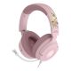 5. Razer Kraken V4 X – Pikachu & Eevee Edition Zestaw słuchawkowy Przewodowa Opaska na głowę Gaming USB Type-C / USB Type-A Różowy