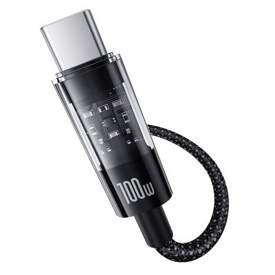 2. Kabel Baseus Gem USB-USB C 100W 2m (czarny)