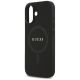 6. Etui Guess Saffiano Classic Logo MagSafe na iPhone 17 - czarne
