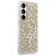 4. Etui Guess IML Leopard Print Triangle MagSafe na Samsung Galaxy S26 - brązowe