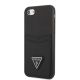 2. Etui Guess Saffiano Triangle Logo Cardslot na iPhone 7 / 8 / SE 2020 / SE 2022 - czarne